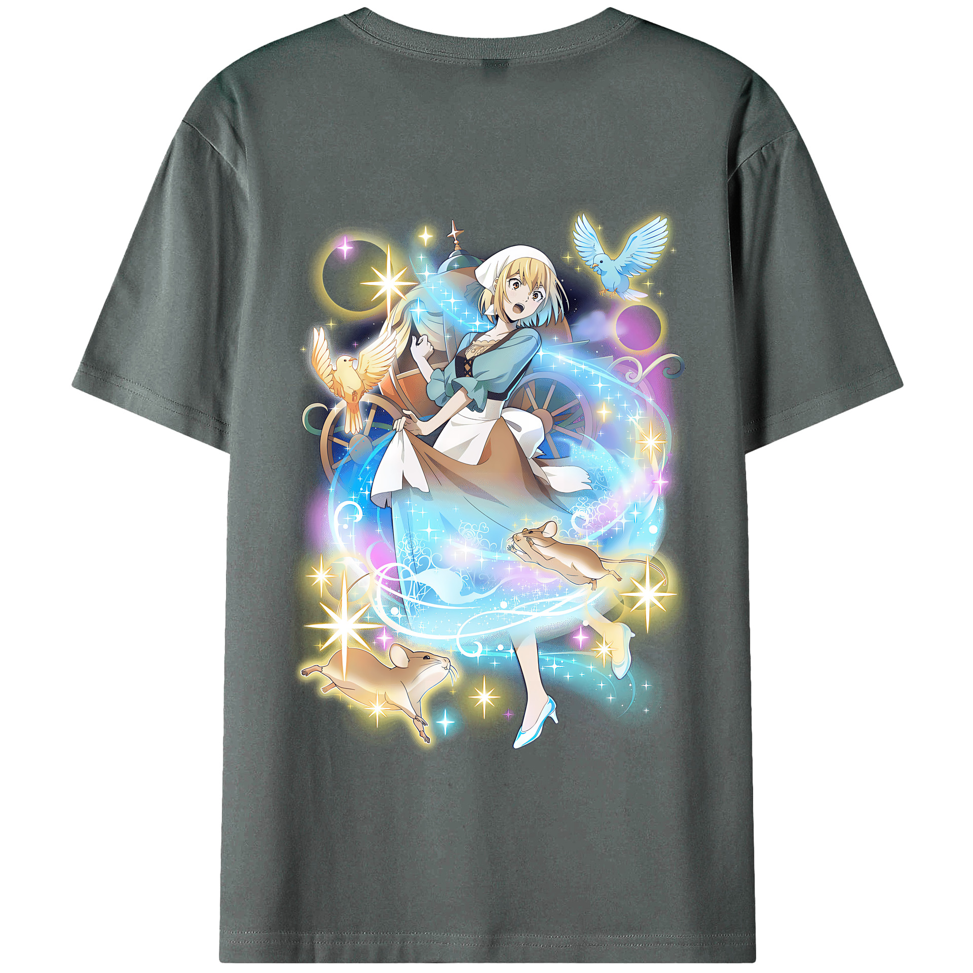（画像用） 文豪ストレイドッグス Bungo Stray Dogs 綿100％半袖Tシャツ（背面プリント）